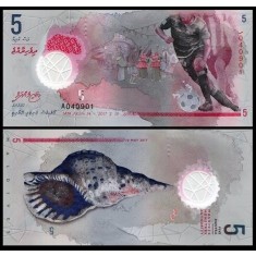 Maldive 2017 - 5 rufiyaa, necirculata