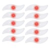Set 10 lumini ambientale LED cu 3 moduri de iluminare pentru Bicicleta, Rosu