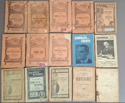 15 CĂRȚI VECHI anii 1910-1930 foto