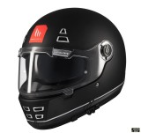 Cumpara ieftin Casca integrala pentru scuter - motocicleta MT Jarama SV B2 negru mat &ndash; model Retro &ndash; Cafe Racer (ochelari soare integrati) &ndash; tip viziera: MT-V-32 XL