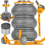 Cric pneumatic 3.5 Tone cu extensie inaltator profesional cu perna de aer pentru vulcanizare 15-50cm (MP0500N-OR)