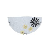 Aplica Erste Levant Alb, Negru, Galben, 1xE27, 60W, Abajur Sticla, Metal 300mm