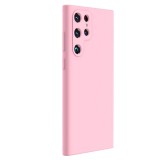 Husa compatibila cu samsung galaxy s23 ultra, matte efect, camera ultra safe, htpmag, rose