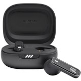 Casti in-ear true wireless JBL Live Flex, Noise Cancelling, Bluetooth 5.3, Touch Control, IP54, Dual Connect Multi Point, Negru