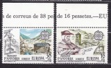 ANDORA PRINCIPAT 1983 EUROPA CEPT SERIE MNH, Nestampilat