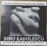 Pliant expozitie Dinu Radulescu 1998