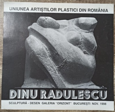 Pliant expozitie Dinu Radulescu 1998 foto
