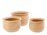 Cumpara ieftin Set 3 cosuri depozitare 30,5 x 22, 35 x 24, 39 x 27 cm