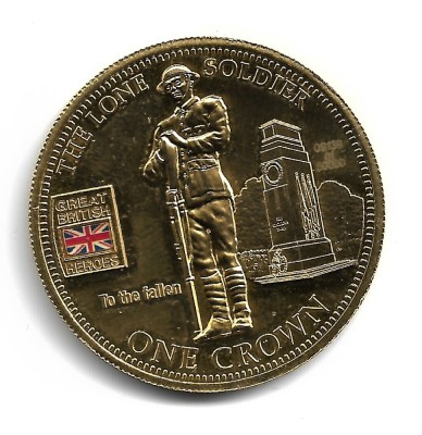 TDC- 2010 LONE SOLDIER CROWN - Moneda Comemorativa foto