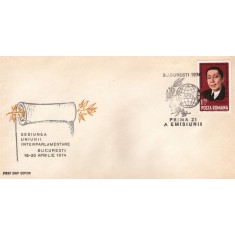 Romania 1974 - Nicolae Titulescu, FDC