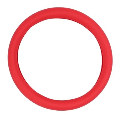 Husa Volan Rosu din Silicon Elastic, Pentru Protejarea Volanului Masinii si Condus Confortabil, Universal Compatibila, Diametru 32-40 cm, CBD CORAL BE foto
