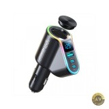 Incarcator Auto Joyroom JR-CL21 150W 3A 1 x Extensie Bricheta - 1 x USB-A - 2 x USB-C Negru