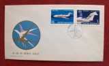 Romania 1970-1 FDC 722 (50 de ani de aviaţie civilă in Rom&acirc;nia), necirculata