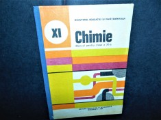 CHIMIE MANUAL PENTRU CLASA XI-a ANUL 1989