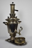 Samovar vechi nichelat A. Morozov - Tula Imperiul Rus / Rusia - cca.1900