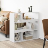 VidaXL Separator de cameră, alb, 100x33x94,5 cm, lemn prelucrat