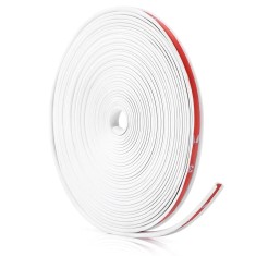 Inele de protectie si decor jante, adezive, din plastic flexibil &ndash; ALB