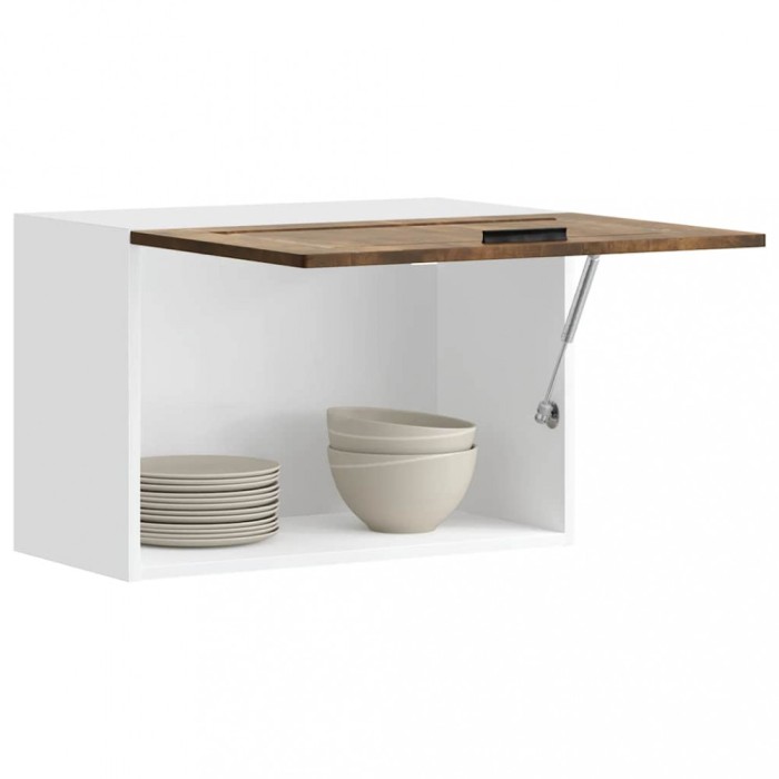 vidaXL Dulap de bucatarie &quot;Porto&quot; din lemn de stejar afumat 854082