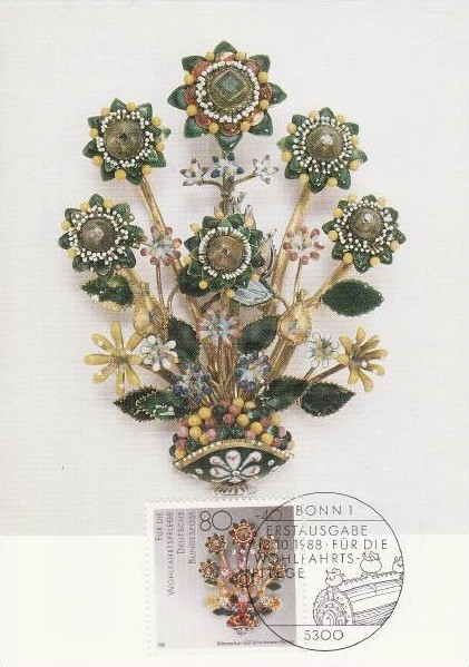 C4115 - Germania 1988 - carte postala maxima