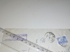 PLIC CU ANTET - STAMPILA -INTREPRINDEREA MECANICA BRASOV - ANII 80