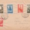 1946 Romania - Plic circulat serie completa Federatia Democrata a Femeilor, FDFR
