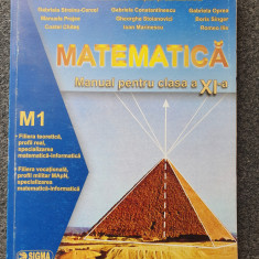 MATEMATICA MANUAL PENTRU CLASA A XI-A M1 - Gabriela Constantinescu