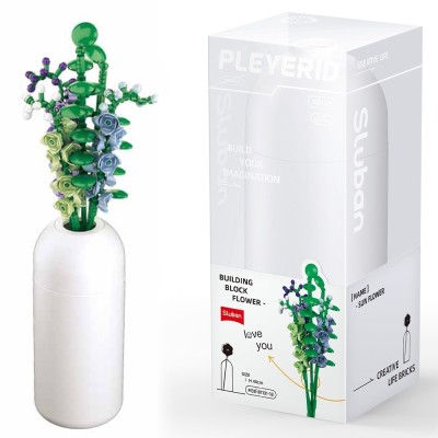 Set de Constructie Flowers, 222 piese, Rocket Larkspur &amp;ndash; Sluban foto