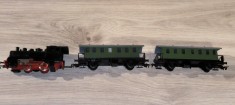 locomotiva tip aburi piko + 2 vagoane piko 16.5mm scara ho foto