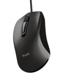 Cumpara ieftin Mouse Trust cu fir optic, negru