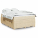 Pat Continental Gossi 140x200 cm, Crem, Saltea cu Arcuri, Topper, Material Textil Poliester