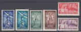 ROMANIA 1948 LP 249 O.S.P. DANTELAT SI NEDANTELAT SERIE MNH