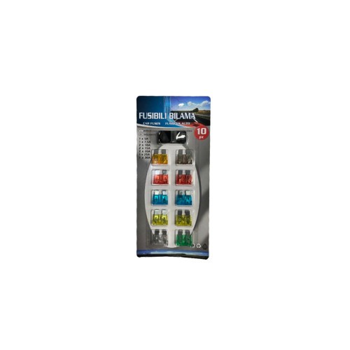 Set 10 sigurante auto cu clema Premium tip NOVA Cod: T105 Zinc Automotive TrustedCars