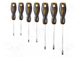 Set 7 șurubelnițe Phillips și plat NEO TOOLS, magnetice, m&acirc;nere ergonomice antialunecare