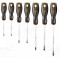 Set 7 șurubelnițe Phillips și plat NEO TOOLS, magnetice, m&acirc;nere ergonomice antialunecare