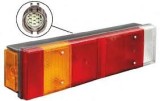 Stop spate lampa Iveco Eurocargo, 03-, Iveco Stralis, 03-, spate, omologare ECE, cu suport bec, cu lumina numar de inmatriculare, 37653000 / 99463244, Depo