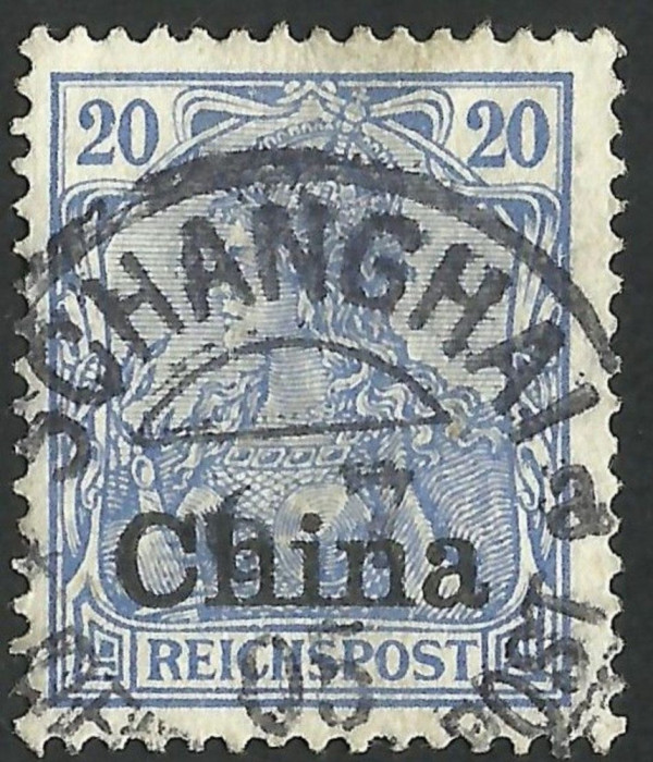 CHINA --- Birouri germane &icirc;n China --- REICHSPOST &icirc;n China 1905 / SCHANGHAI