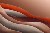 Tablou Canvas cu valuri abstracte, artă murală modernă, 39 x 26 cm, CMCLASS