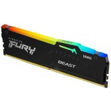 Memorie Kingston FURY Beast RGB 8GB DDR5 6000MHz CL30