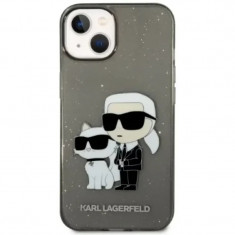 Husa Cover Karl Lagerfeld Karl&Choupette NFT pentru iPhone 13/14 Black