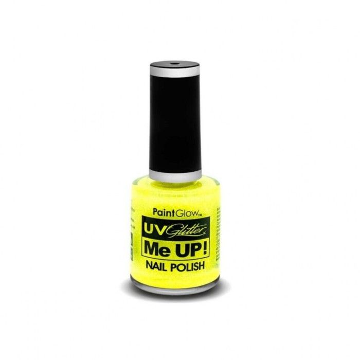 Lac de unghii cu sclipici, stralucitor in lumina UV, Glitter Me Up! UV, A39 Sherbet Lemon