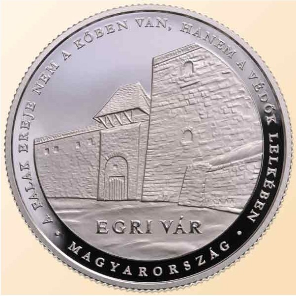 Ungaria 10 000 Forint 2018 Cetatea Eger Argint PP