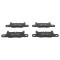 Placute frana Porsche Cayenne (92a); Vw Touareg (7p5, Touareg Van (7p5), 3.0 Diesel, 3.6, 3.0 V6 TDI, 3.6 V6 FSI, 3.0 TDI 4motion, punte spate, fara