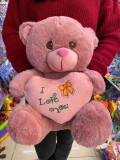 Urs roz l love you de plus 30cm