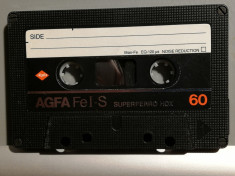 caseta audio AGFA FEI-S Superferro HDX 60 - RFG - stare: Perfecta/Rara foto