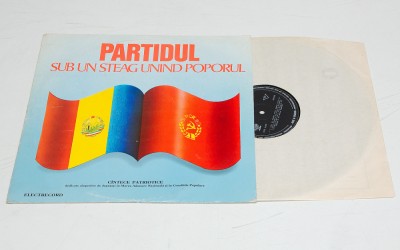 Partidul Sub Un Steag Unind Poporul (C&amp;icirc;ntece Patriotice) - disc vinil vinyl LP foto