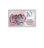 Slovacia 1995 - 75 de ani Teatrul National, neuzata