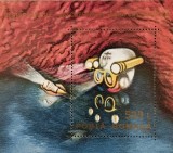 BC450, Romania 1993, colita pesteri, speologie