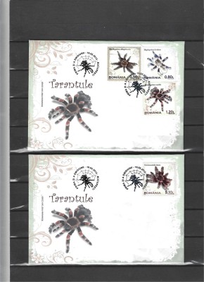ROMANIA - 2010 TARANTULE, FDC - LP 1856 foto