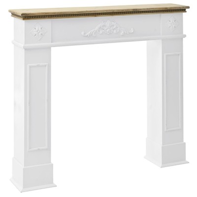 Decor semineu cadru White Wood 112 cm x 21 cm x 102 cm foto