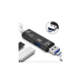 Cititor carduri memorie 5in1 USB, Tip C, Micro-USB MIV Automotive TrustedCars, Oem
